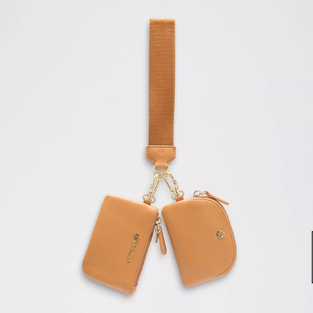 Lululemon Dual Pouch Wristlet Leather Alternative